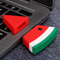 Miniatyrbild 6 av 8: Tecknad U Disk PVC Liten USB Vattenmelon Mönster Flash Minne Söt Minnessticka 16G