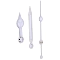 Miniatyrbild 7 av 8: Klocka Timme Minut Sekund Visare Set Legering Självlysande Klockvisare Klockreparationsmaterial Silver