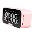 Miniatyrbild 7 av 8: Bluetooth Spegel Väckarklocka LED Digital Skärm Högt Ljud Multifunktionell Väckarklocka med Bluetooth Högtalare för Sovrum