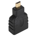 Miniatyrbild 2 av 8: 10 st Svarta ABS Micro HDMI till HDMI Adapterkontakt Stödjer 1080P för Raspberry Pi 4B