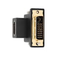 Miniatyrbilde 3 av 8: 90° Adapter HD Multimedia Interface Hunn til DVI Hann Konverter for Skjerm Grafikk