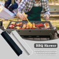 Miniatyrbillede 5 af 10: Gigaax Kebab Maker, Plastic Kebab Press, Manuel Kabob Form, Form white one size