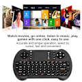 Miniatyrbilde 8 av 8: VIBONTON S501 Mini Trådløst Tastatur Svart USB 2.4GHz for Nettbrett TV Laptoper 15 Meter