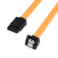 Pikkukuva 6 / 7: 5kpl Serial ATA SATA HDD Kiintolevyn Datakaapeli Johto Suora Oikea Kulma 45cm/17.7tuumaa