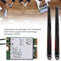 Miniatyrbillede 7 af 8: Trådløst netværkskort AX201NGW med AC88u Dual Band WIFI antenne ipex4 Tilslutningskabel