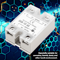 Pikkukuva 3 / 8: SSr 10 AA 10A Solid State -relemoduuli SSR AC-AC Tulo 90-250V AC Lähtö 24-480V AC