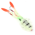 Miniatyrbilde 3 av 8: Fiske UV Squid Myk Lokkemiddel Lysende Bleksprut Wobbler Agn Bleksprutfiske Simuleringslokkemiddel Lysende Grønn