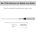 Miniatyrbillede 6 af 8: 45CM UV Dual Band NL-770S Antenne med UHF Type Stik til Bil Mobilradio