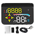 Miniatyrbild 1 av 8: Auto OBD2 GPS-system HUD Head-up Display Digital Bilhastighetsprojektor Universal