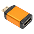 Miniatyrbilde 1 av 8: Mini HD Multimedia Interface Hann til Hunn Adapter 4kx2k for Kamera Videokamera DSLR Nettbrett Videokort Oransje