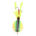 Miniatyrbillede 7 af 8: Fiskeri UV Blæksprutte Blød Lokke Luminous Octopus Wobbler Agns Blæksprutte Fiskeri Simulation Lokke Gul Grøn