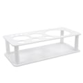 Miniatyrbillede 8 af 8: Bartender Kit Stand Aftagelig Pladsbesparende Lugtfri Multipurpose Plast Bartender Værktøjsholder til Bar Hjem Hvid Lille