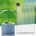 Miniatyrbild 7 av 8: 750 ml Läcksäker Platt Slank Vattenflaska Plast Transparent Bärbar Juice Koppar Färglös