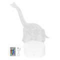 Miniatyrbillede 1 af 8: Dinosaur Natlampe RGB 16 Farver 4 Tilstande Dæmpbar Lampe Understøtter Fjernbetjening Touch Kontrol Boligindretning