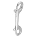 Miniatyrbilde 4 av 8: Holdbar Dobbelt-Endet Klipskrok Bolt Snap Dykkespenne (115mm)