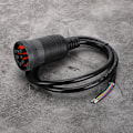 Miniatyrbillede 6 af 8: J1939-9-polet Diagnostisk Kabeladapter Stik til Cummins Universal Lastbil Tilbehør