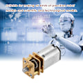 Pikkukuva 8 / 8: Pieni metallinen DC-moottori kuparivaihteistolla DIY-robottimalleihin 3-6V