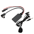 Miniatyrbilde 1 av 8: 150 cm Bluetooth Aux-in Adapterkabel med Mikrofonutskifting for Pioneer DEHP-serie Bilradio 11-pin IPBUS-port