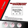 Miniatyrbilde 4 av 4: [LLC]G.T.POWER Høyeffekt 3W Flysimulert Blinkende Lyssystem LED-lys for RC-fly med fast vinge multicolor