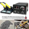 [LLC]Belita Amy Wood Burner Adjustable Temperature Digital Display Pyrography Dual Pen Burning Machine Go
