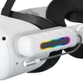 [LLC]Kompatibel med Oculus/Meta Quest 2 och Quest, Elite Strap-laddare, 5000 mAh snabbladdning och utökat batteri i 2 timmar