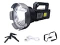 [LLC]Rechargeable Flashlight - Searchlight - CREE XHP50 LED - tripod included Svart black