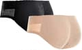 [LLC] Thamless Shapewear Truser med Polstring for Kvinner - 2-pakning Buet Hofteforsterker Undertøy M low waist