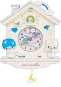 [LLC]Melody Väggklocka 30 cm Tecknad Gungande Barn Flickor Vägg Quartz Klocka Heminredning Sovrum Tecknad Väggklocka @479 Yellow