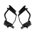 [LLC] Thadlight monteringsbraketter støtte passer for 5-serie E60 E61 525I 528Xi 530I 63126936090 63126936089 Black