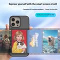 Miniatyrbild 3 av 5: [LLC]Mobile Case for iPhone 15 Pro E-Ink 4' HD 4 Colors NFC - Grey Grå 108