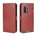 [LLC]Thogee S97 Pro Wallet Case, PU læder flip stand cover med kortpladser og blødt TPU interiør Brown