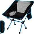 [LLC] Bärbar hopfällbar campingstol - Lättvikt - Maxlast 150 kg - Perfekt för strandfiske vandring picknick resa