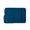 [LLC] 15,6-tums laptopfodral skyddsfodral med dragkedja (marinblå)