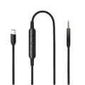 [LLC] USB-C til 2,5 mm han-kabel til QC25/QC35/QC35II/QC45 hovedtelefoner med mikrofon