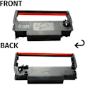 Miniatyrbillede 2 af 5: 12 stk. sorte og røde printerbånd til Epson ERC38 ERC30 ERC34 TM-U220A/220B/220D/300/375 printer f