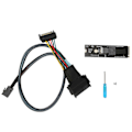 Miniatyrbild 1 av 5: M.2 PCIE 4.0 till SFF8643 U2 Adapter M.2 NVME till SFF 8643 Adapter med SFF8643 till SFF8639 Adapterkabel YEMMA
