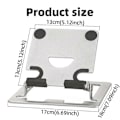 Miniatyrbillede 4 af 5: Foldbart Laptopstativ Aluminiumlegering Løfte Notebook Support Beslag Tablet Holder Base Specielt Designet til Tablets