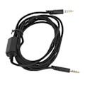 Miniatyrbilde 5 av 5: Gaming Headset Lydkabel Hodetelefoner Erstatningskabel med Stillekontrollbryter for Logitech for ASTRO A10 A40 A40 TR Svart