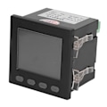 Miniatyrbillede 4 af 5: Sort Smart 3-faset Spændingsmåler LCD-Display Intelligent ABS Flammehæmmende Kabinet Voltmeter AC220V YEMAA