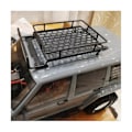 Pikkukuva 5 / 5: Metalli 170X110mm Kattoteline Axial SCX10 TRX4 D90 CC01 1/10 RC-kiipeilyautolle