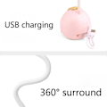 Miniatyrbilde 4 av 4: Tegneserie Mini LED Liten Skrivebordslampe Skrivebordslampe Studenthjem Øyebeskyttelse Læring Nattlampe Takprojektor Lys Sensorisk Lys, Hjem Soverom S