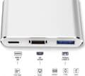Miniatyrbilde 3 av 4: USB-C til HDMI-adapter (støtter 4K/30Hz) Type-C 3 i 1 konverterkabel