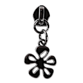 Miniatyrbild 4 av 5: 20 st 5 Dragkedjor Eleganta Blom/Hjärtaformade Metalliska Dragkedjehuvuden Nylon Spiral Dragkedjehuvuden DIY Väskor Handväskor Kläder Tillverkning Hantverk
