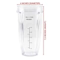 Miniatyrbillede 4 af 5: Til Ninja Blender reservedele, 24Oz kop 7 finner udtrækkerklinge, til Nutri Ninja Auto IQ BN801