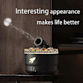Miniatyrbillede 5 af 5: 2 STK Mini Kanon Luftfugter Aroma Diffuser med 2 Tilstande 7 Farver LED Timer og Justerbare Indstillinger Tårn Luftfugter A
