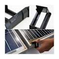 Miniatyrbillede 5 af 5: 20 stk. fotovoltaisk panel dræningsspænde overfladeplade solpanel vanddrænclips til solpaneldræning sort 40 mm
