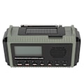 Miniatyrbilde 2 av 5: Nødradio FM AM SW WX 10000mAh Solcellelading Bærbar LCD Digital Display Håndsveivradio for utendørs bruk