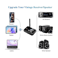 Miniatyrbillede 3 af 5: Bluetooth Adapter til Stereo Receiver - Bluetooth 5.3 Receiver, Trådløs Audio Adapter til Hjemme Stereo