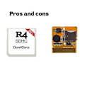 Miniatyrbilde 3 av 5: 2025 R4 SDHC Adapter Flash-kort for DSL XL/LL Secure Digital Memory Card Spillkort Brennekort Spill