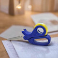Miniatyrbilde 2 av 4: 2 i 1 Gavepapir Saks Stor Saks med Tape Dispenser Allsidig Papirrull Kutter for Kontor